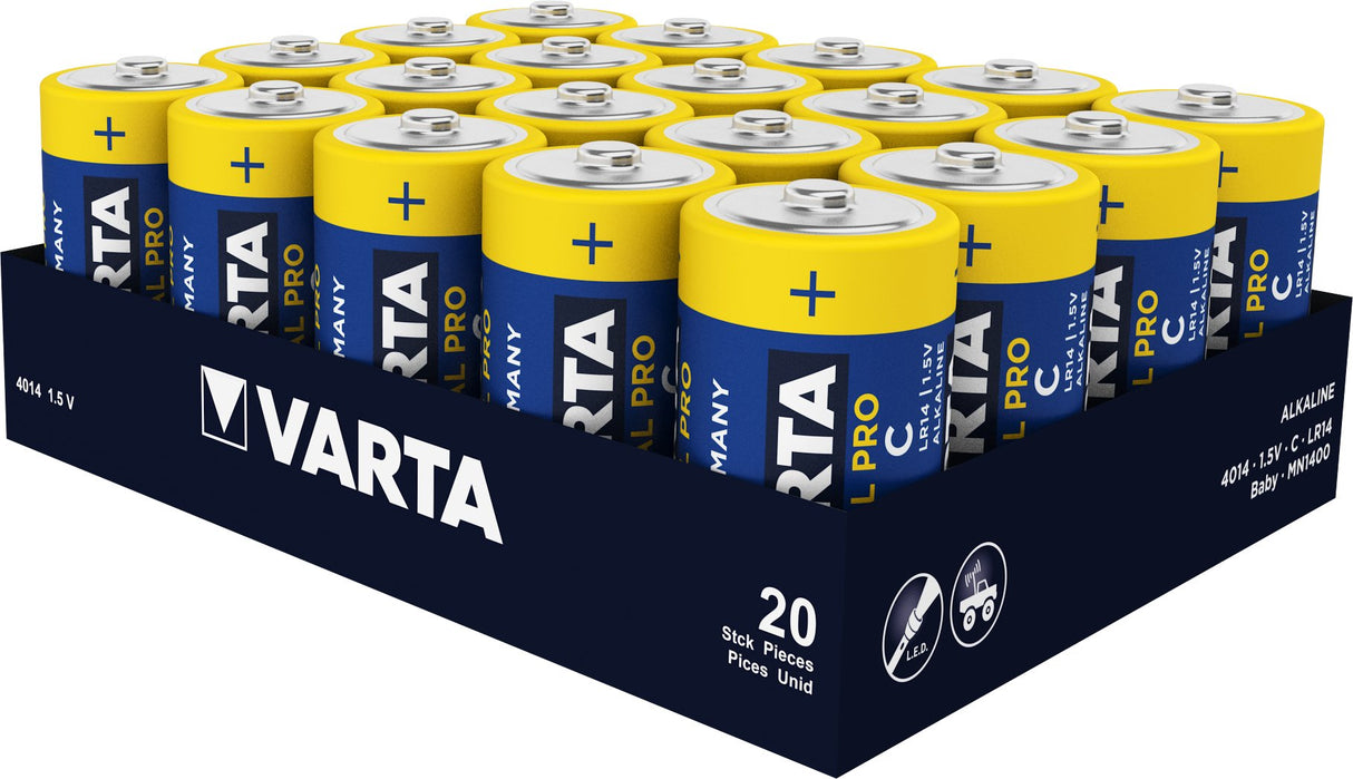 Varta Pila Alcalina Baby C Industrial Bulk (1-Pack) 04014 211 111