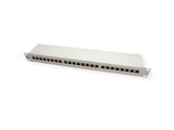 Roline Kat.6 Class E 48,26cm 19zoll-Patchpanel 24p Geschirmt Grau