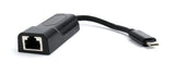 Gembird Adaptador Usb-C A Rj45 Lan 1000mbit/S Negro A-Cm-Lan-01