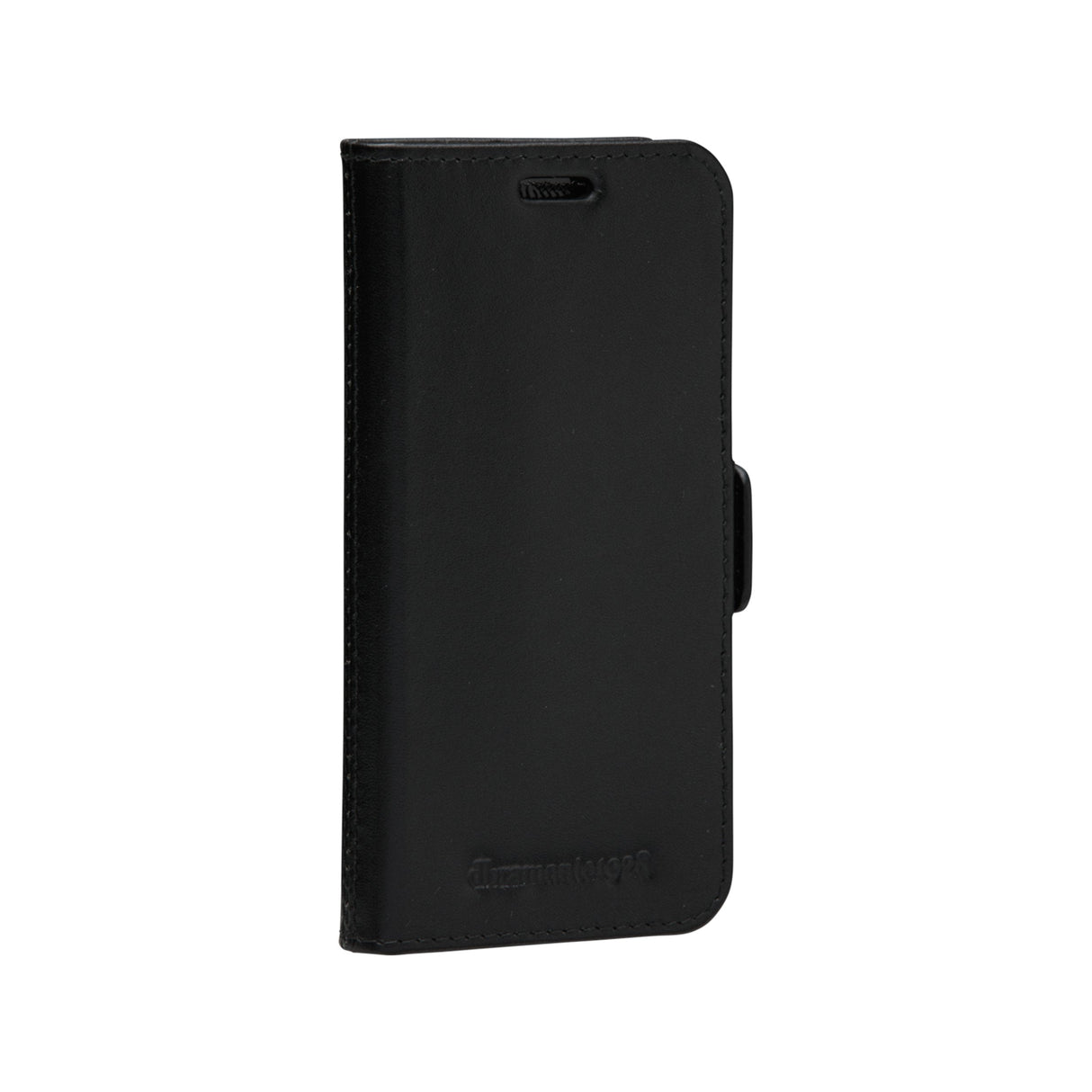 Dbramante1928 Copenhagen Slim Funda Con Tapa Para Teléfono Móvil Cuero De Grano Entero Negro Para Apple Iphone 12 Mini