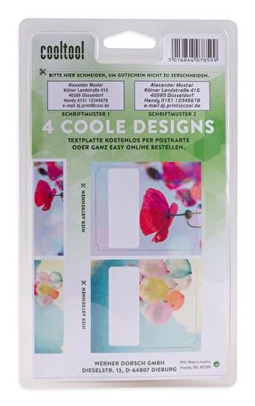 Wedo Mempel M. Gutschein Imprint 8912 5-Zeilig Negro