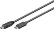 EAN 4040849679902 - Goobay 67990 cable USB USB 2.0 1 m Mini-USB B USB C Negro imagen 1