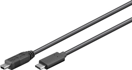 EAN 4040849679902 - Goobay 67990 cable USB USB 2.0 1 m Mini-USB B USB C Negro imagen 1
