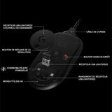 Logitech Raton G Pro Optico Gaming Inalambrico 16000dpi Mano Derecha 910-005272