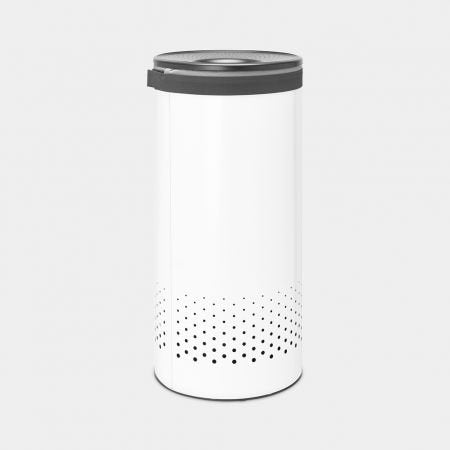 Brabantia Laundry Bin, 35 L Dark Grey / White