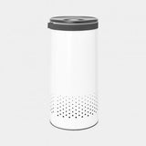 Brabantia Laundry Bin, 35 L Dark Grey / White