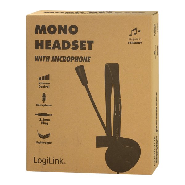 Logilink Hs0054 - Headset - On-Ear - Con Cable