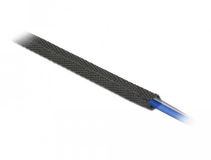 Tubo Termorretráctil De Tela Delock 2 Mx 16 Mm Tasa De Contracción 2: 1 Negro