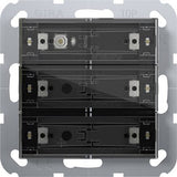 Gira System 55 Interruptor Oscilante Negro