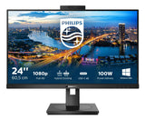 Monitor Philips 23.8" 243b1jh/00 Ips Wled Fhd 1920x1080 16:9 1000:1 250cd/M2 4ms Gtg Dp/Hdmi Usb-C 3.2/Usb 3.2/Display Link