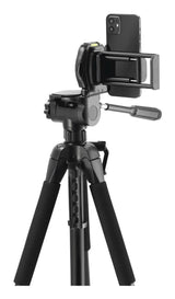 Hama Tripode Para Camara Con Rosca 1/4" - Peso Max 5kg - Altura Hasta 170cm - Soporte Para Smartphone Y Tablet -