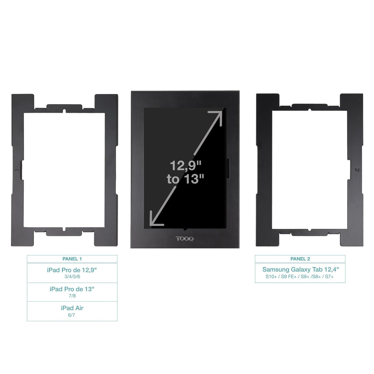 Marco Antirrobo Para Tablet Tooq Tqatte2601-M-B Negro