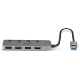 4 Port Usb 3.0 Hub On/Off Switches