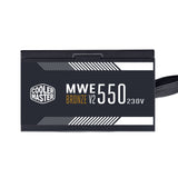EAN 4719512104071 - Cooler Master MWE 550 Bronze 230V V2 unidad de fuente de alimentación 550 W 24-pin ATX ATX Negro imagen 4