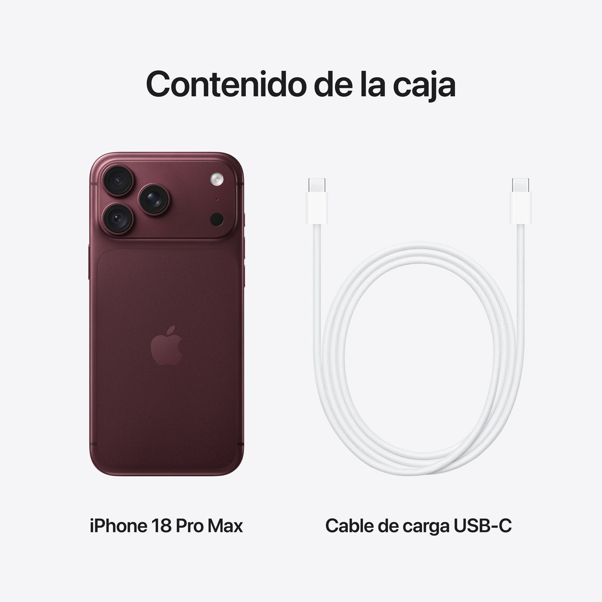 EAN 195951410401 - Apple iPhone 18 Pro Max 17,5 cm (6.9") SIM doble iOS 27 5G USB Tipo C 5391 mAh Borgoña imagen 9
