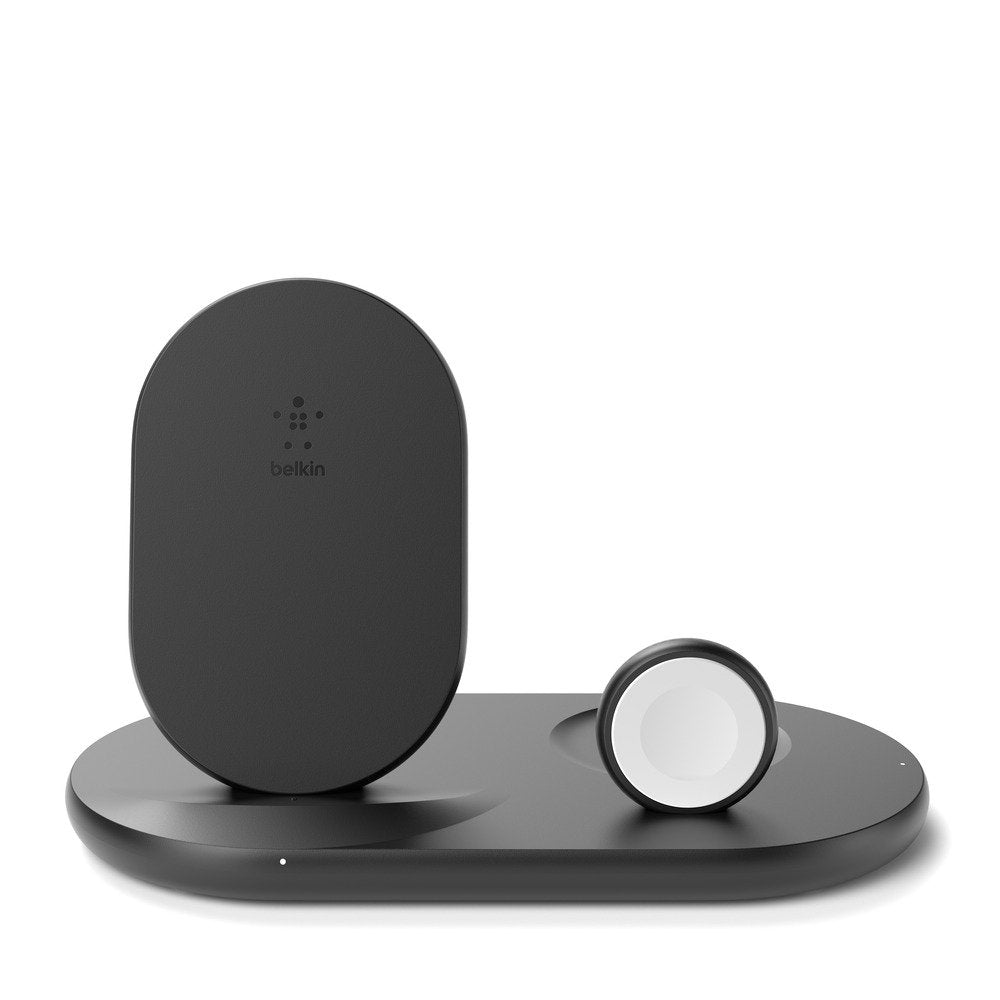 Belkin Wiz001vfbk - Cargador Inalámbrico 3 En 1 Negro