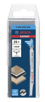 Bosch Professional Hoja De Sierra De Calar Expert T 308 Bf 'Hardwood 2-Side Clean' 25 Piezas