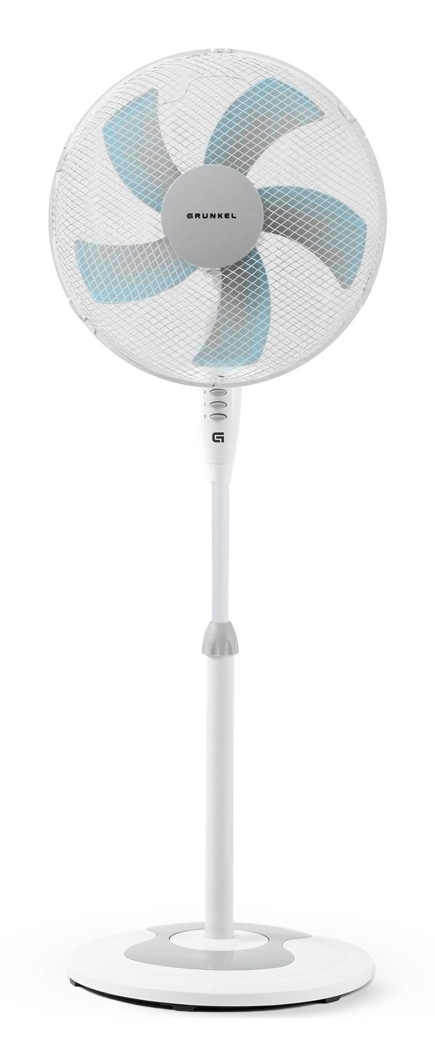 Ventilador De Pie Grunkel Fan-165r 50w 5 Aspas 40cm 3 Velocidades
