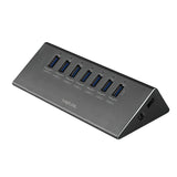 Logilink Hub 8 Puertos Usb 3.0 (3.1 Gen 1) 5000mbit/S Aluminio 2,1a Alimentado Ua0228