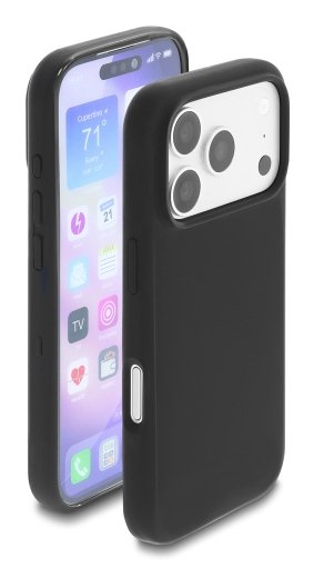 Delock Funda Protectora Para Iphone 17 Pro Compatible Con Magsafe De Soft-Touch Silicona Negro