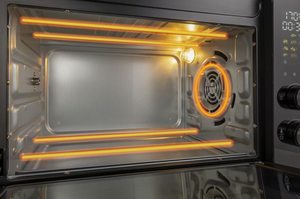 Hisense Miniofen Hom30af  (Negro, 1.800 Watt, 30 Liter) Hom30af