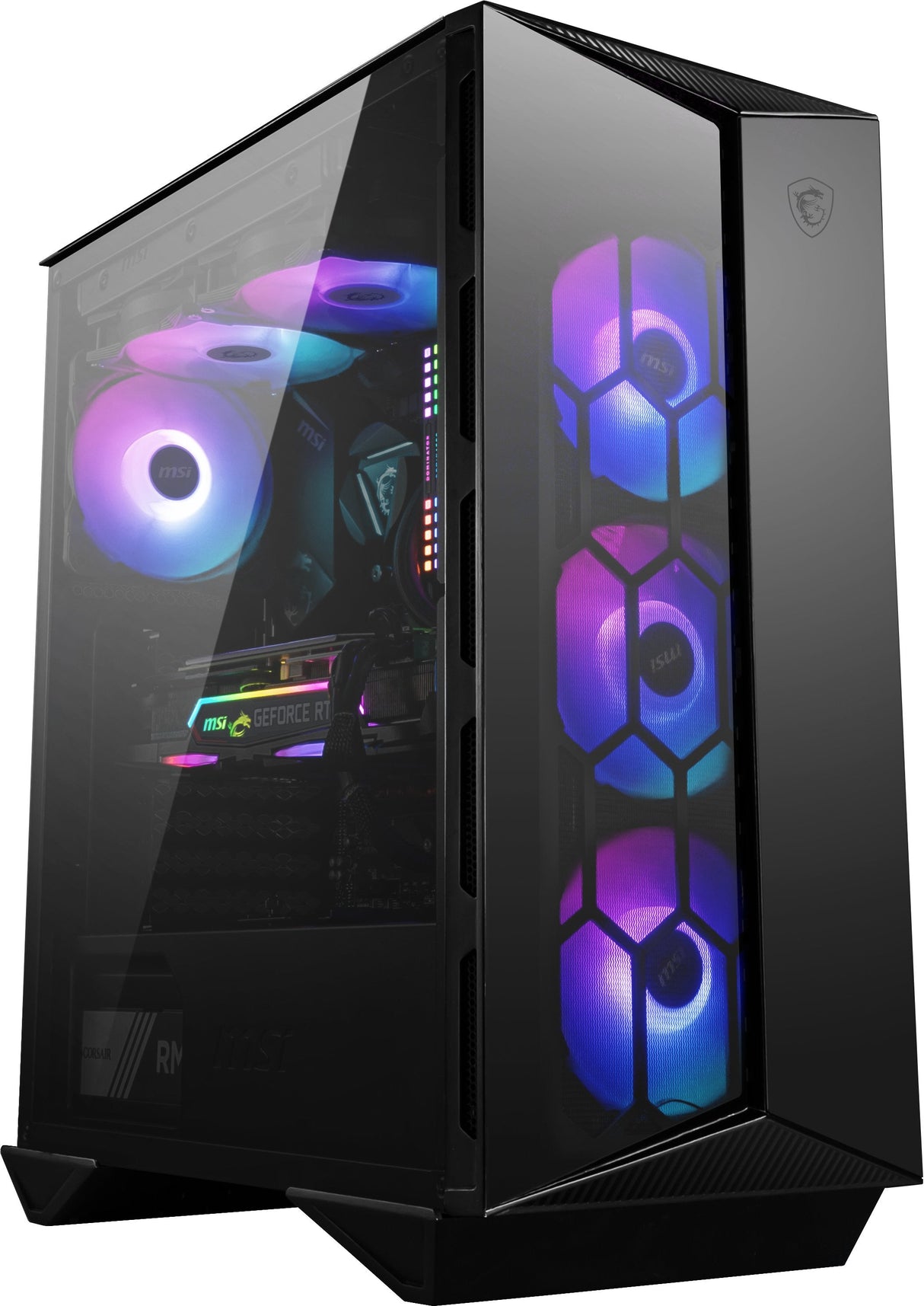 Caja Pc Msi Mpg Gungnir 110r Negro  3x Vent 120mm Argb/Cristal Templado 306-7g10r21-W57