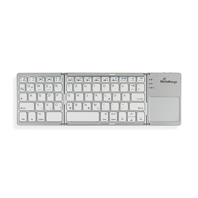 Mediarange Mros133 Teclado Bluetooth Qwertz Alemán, Suizo Plata