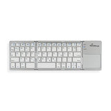 Mediarange Mros133 Teclado Bluetooth Qwertz Alemán, Suizo Plata