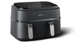 EAN 8720389033001 - Philips 3000 series NA351/00 freidora Doble 9 L Independiente 2750 W Freidora de aire caliente Gris imagen 1