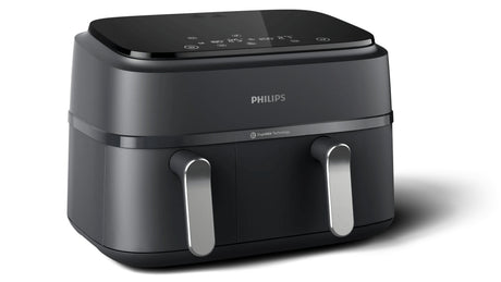 EAN 8720389033001 - Philips 3000 series NA351/00 freidora Doble 9 L Independiente 2750 W Freidora de aire caliente Gris imagen 1