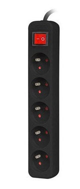 EAN 5901969415483 - Lanberg PS1-05E-0150-BK base múltiple 1,5 m 5 salidas AC Interior Negro imagen 2