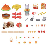 Epoch Sylvanian Families - Portátil Hamburger Imbiss Con Figur 5757