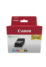 Tinta Canon 6509b016 4 Pieza[S] Original Negro, Cian, Magenta, Amarillo