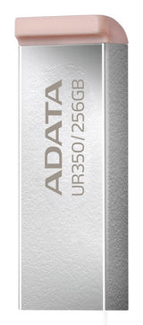 Adata Ur350-128g-Rsr/Bg, Lápiz Usb Níquel/Marrón