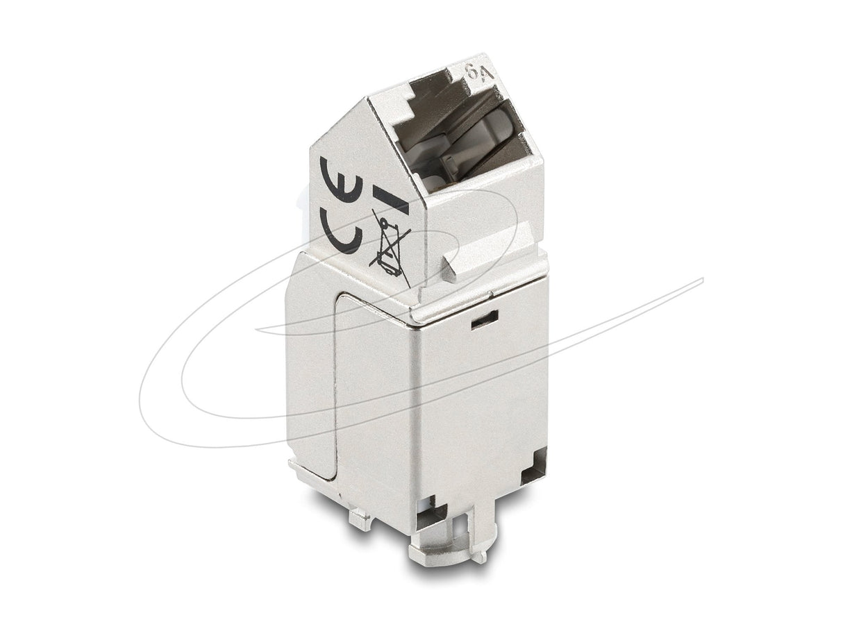 Delock Keystone Modulorj45 Hembra A Lsa Cat.6a 45° Angulare Hembra Geschirmt