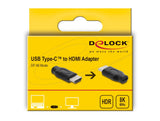 Delock Usb Type-C Zu Hdmi Adapter (Dp Alt Mode) 8k 60 Hz Mit Hdr Und Hdcp