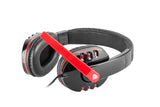 Natec Genesis Hm12x Auriculares Diadema Negro, Rojo