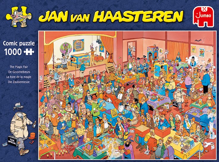 Jumbo Jan Van Haasteren Die Zauberer Messe 1000 Teile Puzzle (19072)
