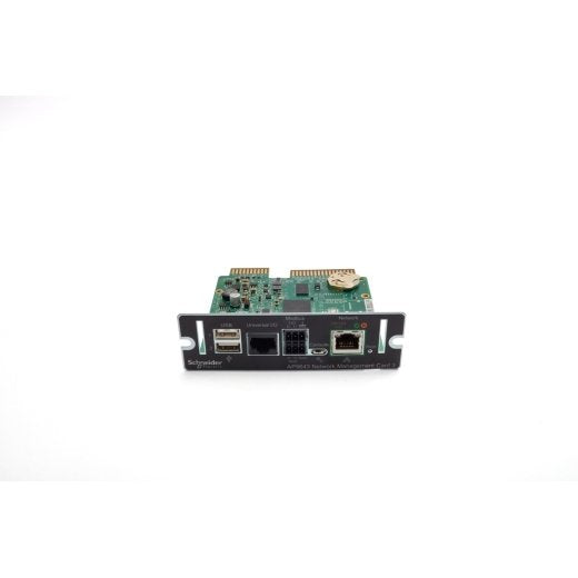 Schneider Electric Network Management Card 3 With Environmental Monitoring And Modbus Adaptador De Administración Remota Smartslot Gigabit Ethernet Para P/N: Smtl2200rm2uc Smtl2200rm2ucnc Smtl3000rm2uc Smtl3000rm2ucnc Smx1500rm2ucnc