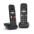 EAN 4250366856063 - Gigaset E290 Duo Terminal de teléfono analógico Identificador de llamadas Negro imagen 1