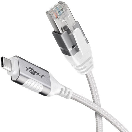 EAN 4040849743894 - Goobay 74389 cambiador de género para cable USB 3.1 type A RJ45 Blanco imagen 2