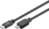 Kabel Usb 3.1 C->Micro B 2.0 S/S 0,6m, Schwarz