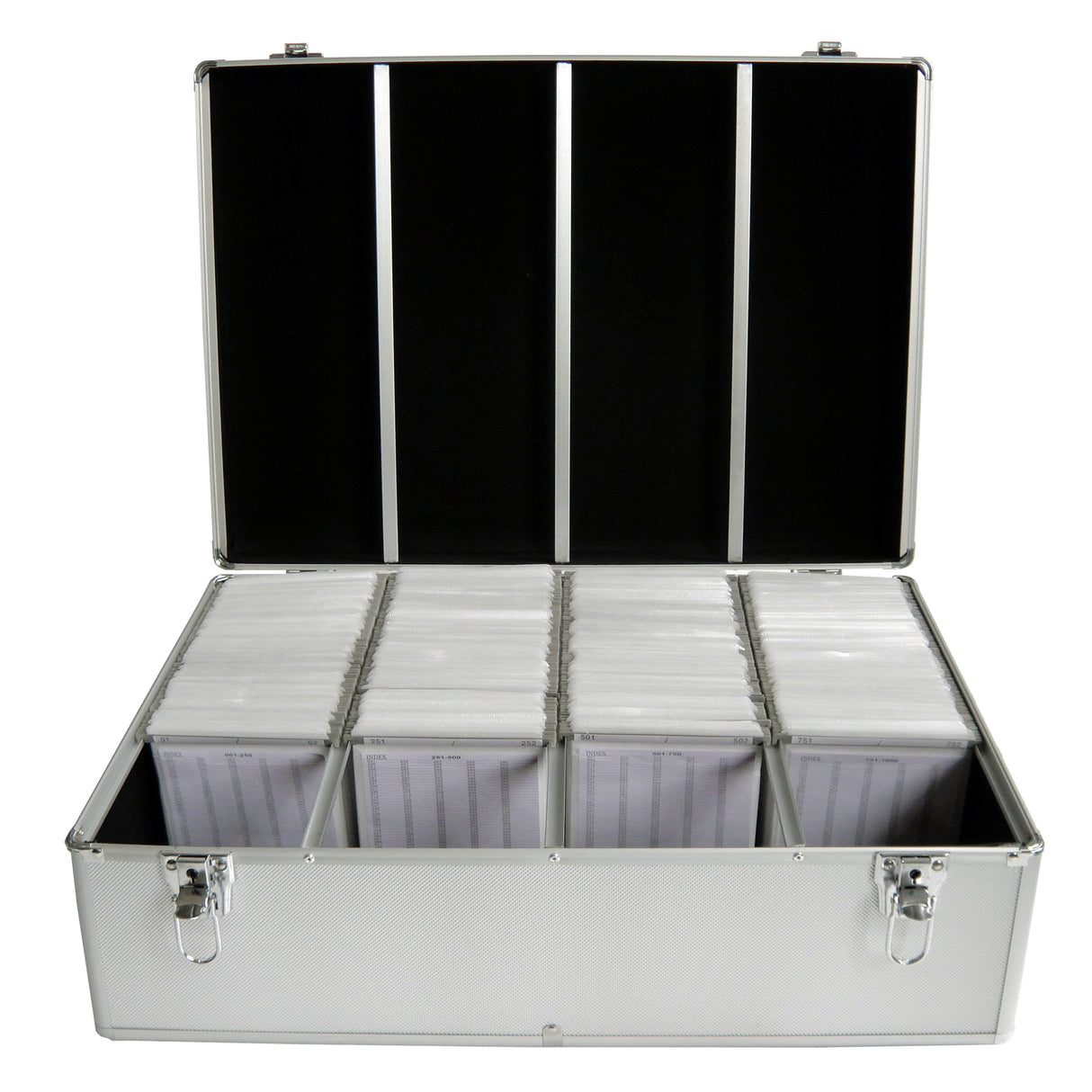 Mediarange Box78 Funda Para Discos Ópticos Maleta Rígida 1000 Discos Plata