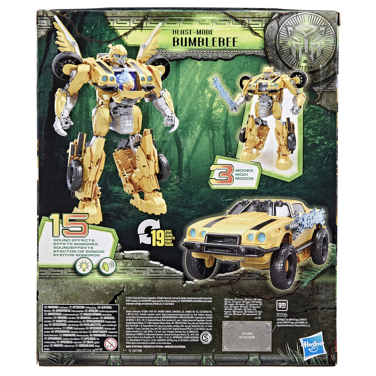 Figura Hasbro Transformers: El Despertar De Las Bestias Bumblebee Modo Bestia