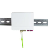 Caja De Conexión Indoor Ftth Para 4 Fibras Sc-S O Lc-D,