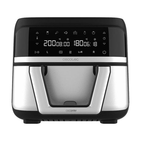 EAN 8435484049962 - Cecotec Cecofry Dual 9000 Sencillo 9 L Independiente 2850 W Freidora de aire caliente Negro, Acero inoxid imagen 1