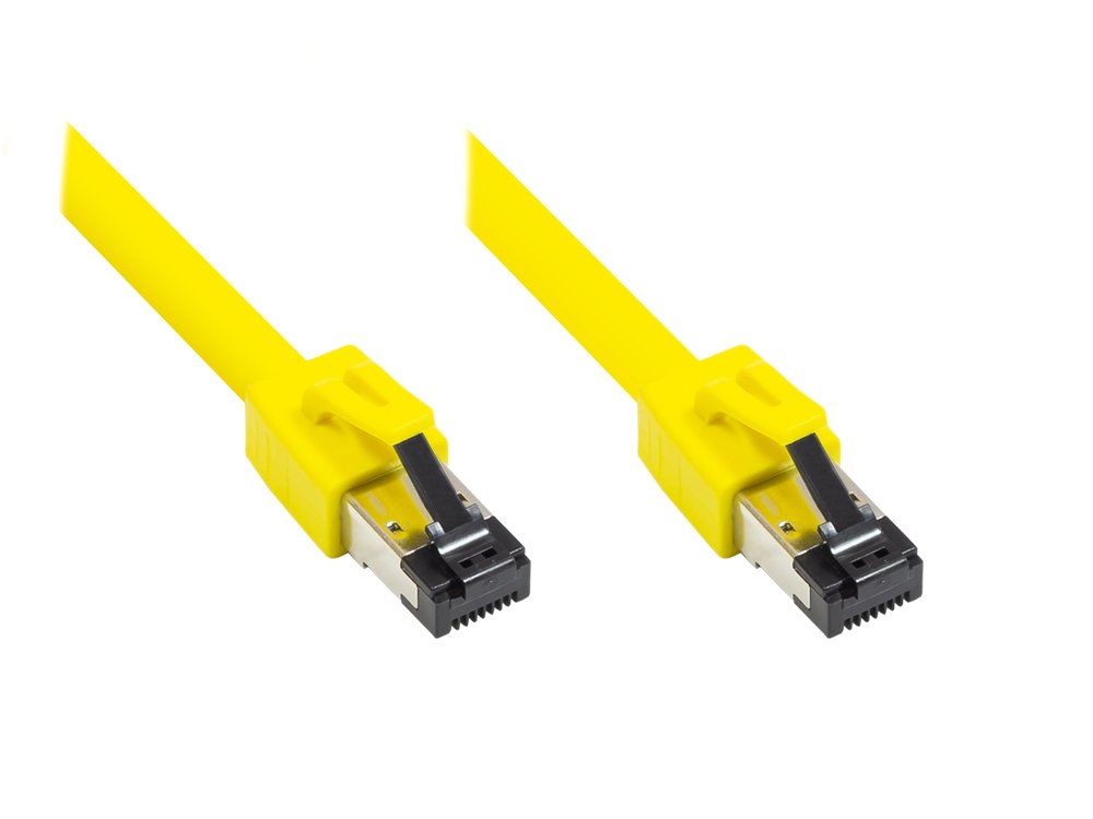 Rns® Cable De Red Cat. 8.1, S Ftp, Pimf, Halogenfrei (Lszh), 2000mhz, 40gbit S, Gelb, 7,5m, Good Connections®