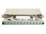 Equip Lwl-Spleisskamen 12-Port Lc-Duplex Om3 1u Komplett Gr