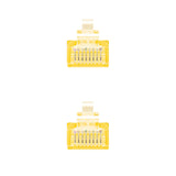 EAN 8433281003712 - Nanocable 10.20.0402-Y cable de red Amarillo 2 m Cat6e U/UTP (UTP) imagen 3