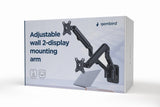 Ajustable Wall Display Mounting Arm Up To 27" 7 Kg  Gembird